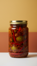 Chili lime pickle with fresh zest