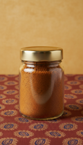 Garam masala in glass jar